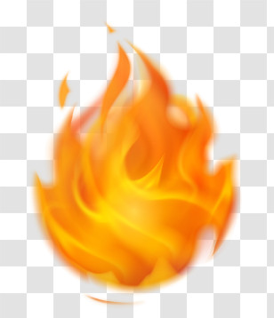 Background - Blazing Orange Flame Illustration Transparent PNG