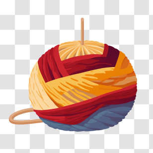 Knitting Ball - Colorful Yarn Ball For Knitting Transparent PNG