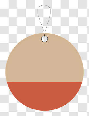 Paper Circle - Beige Blank Circular Tag Transparent PNG