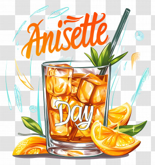 Anisette Day - Illustration For Anisette Cocktail Day Transparent PNG