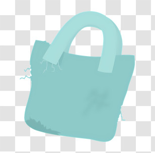 Icon - Blue Tote Bag Transparent PNG