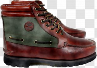 Shoe Leather Boot Walking - Brown - Steeltoe Transparent PNG