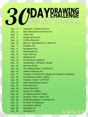 Drawing Tumblr Idea Writing Font - Challenge Transparent PNG