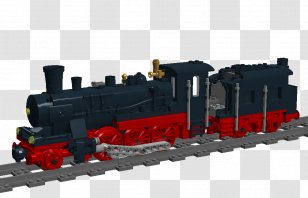 Train Rail Transport Railroad Car Steam Locomotive - Motor Vehicle Transparent PNG