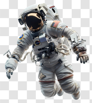 Astronaut Day - Space Astronaut In Modern Spacesuit Transparent PNG