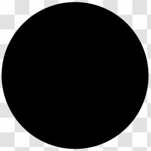 Circle Silhouette - Black And White - November Transparent PNG