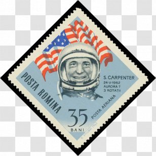 Postage Stamps Alan Shepard Mercury-Atlas 7 8 Mercury-Redstone 3 - Paper Product - Astronaut Transparent PNG