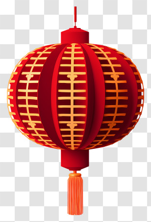 Red Paper Lantern - Red Lantern Illustration For Chinese New Year Transparent PNG