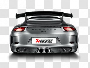 Exhaust System Porsche 911 GT2 Car GT3 R (991) - 991 Transparent PNG