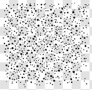 Star Small - Black Stars Pattern Transparent PNG