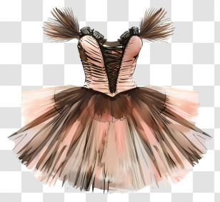 Tutu Ballet Dress - Elegant Ballet Dress Transparent PNG