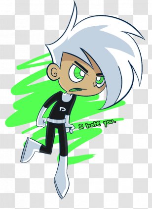 Line Art Cartoon Clothing Clip - Silhouette - Danny Phantom Slash Transparent PNG