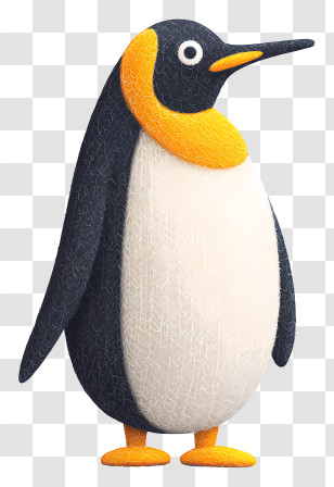 Emperor Penguin - Cute Penguin Standing Transparent PNG