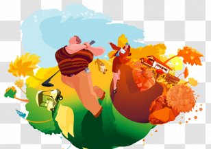 Golf Course Illustration Transparent PNG