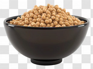 Soy Beans - Bowl Of Soybeans Transparent PNG