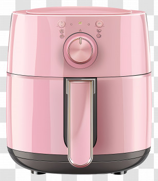 Air Fryer - Pink Air Fryer For Modern Kitchens Transparent PNG
