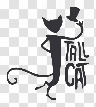 Tall Cat Clothing Logo - Tall Cat Logo Transparent PNG
