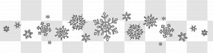 0 Clip Art Education Typeface Computer File - Monochrome - Snow Divider Transparent PNG
