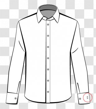 Clothing Dress Shirt Collar Sleeve - Uniform - Initials Transparent PNG