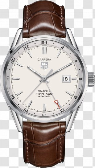TAG Heuer Carrera Calibre 5 Automatic Watch Chronograph - Brand Transparent PNG