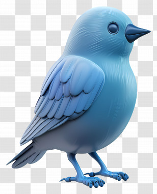 Blue Bird - Realistic Blue Bird Illustration With Detailed Features Transparent PNG