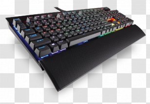 Computer Keyboard Corsair Gaming K70 LUX RGB Input Devices - Strafe - Cherry Transparent PNG