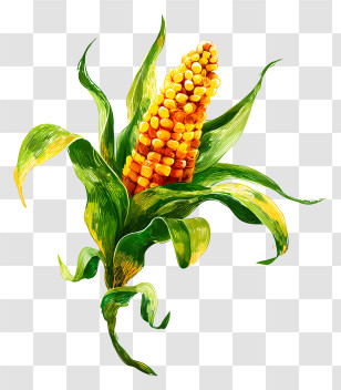 Corn Logo - Corn On The Cob Illustration Transparent PNG