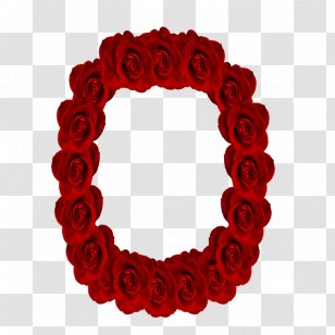 Garden Roses Lettering Alphabet - Rose Order - Flower Transparent PNG