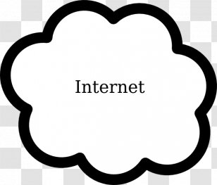 Download Clip Art - Drawing - Cloud Computing Large Data Transparent PNG