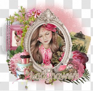 Floral Design Nanas Are Mommies With Frosting: A Grandmother's Journal Picture Frames Pink M Transparent PNG