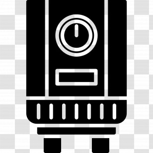 Water Heater - Black Water Heater Icon Transparent PNG