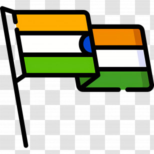 India Flag - National Flag Illustration Transparent PNG