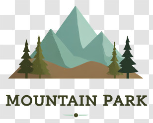 Mountain Park - Mountain Park Logo Emblem Transparent PNG
