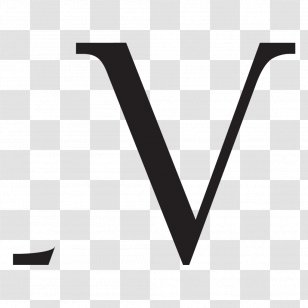 Logo Line Angle Brand - Black M Transparent PNG
