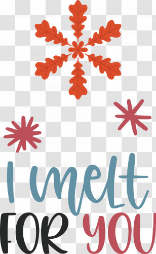 I Melt For You Winter Transparent PNG