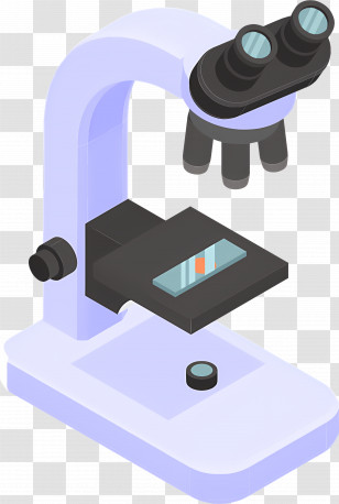 Microscope - Scientific Microscope Illustration Transparent PNG