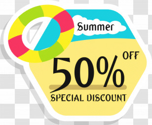 Summer Sale Summer Savings Transparent PNG