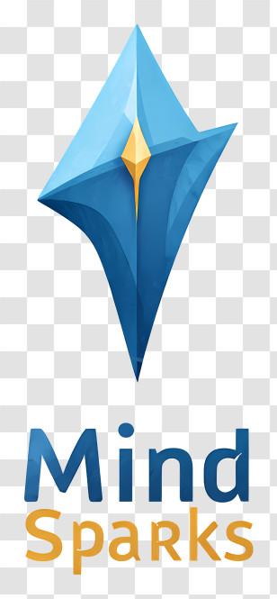 Mind Sparks - Mind Sparks Crystal Logo For Education Transparent PNG