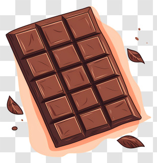 Chocolate Bar - Solid Chocolate Bar Transparent PNG