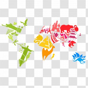 World Map Globe Landmark - Area - Travel Transparent PNG
