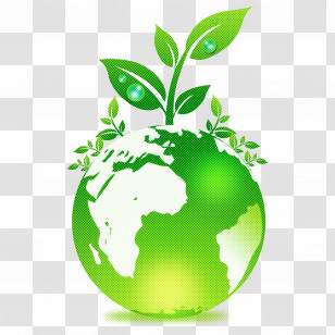 Green Leaf Plant Tree World Transparent PNG
