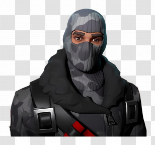 Fortnite - Masked Soldier In Camouflage Gear Transparent PNG
