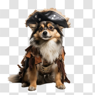 Pet Photo Day - Dog In Pirate Costume Transparent PNG