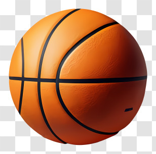 Basketball - Orange Basketball Illustration Transparent PNG