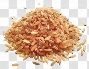 Brown Rice - Pile Of Brown Rice Transparent PNG