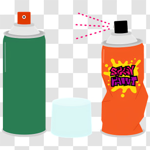 Spray Can - Spray Paint Cans Transparent PNG