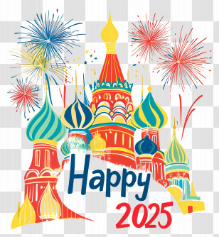 Happy 2025 - Happy 2025 Celebration Transparent PNG