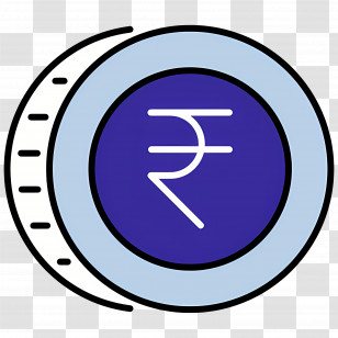 Indian Rupees - Rupee Currency Symbol Illustration Transparent PNG