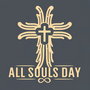 All Souls Day - All Souls Day Religious Cross Design Transparent PNG