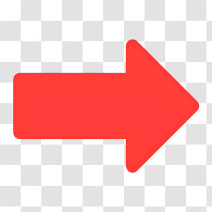 Red Arrow - Red Right Arrow Transparent PNG